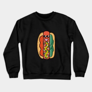 Chicago Style Hot Dog Crewneck Sweatshirt